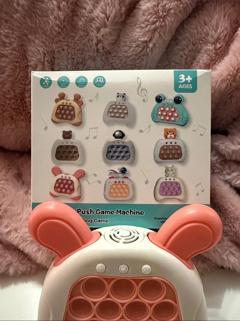 Quick Push Game Machine Kids Toy - Rabbit Horn